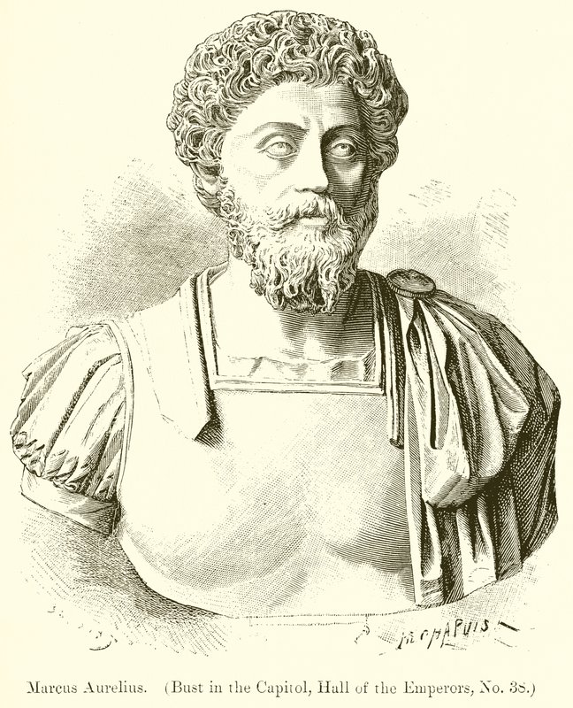 Marcus Aurelius. (Busz a fővárosban, Császárok terme, 38. sz.) alkotó: English School