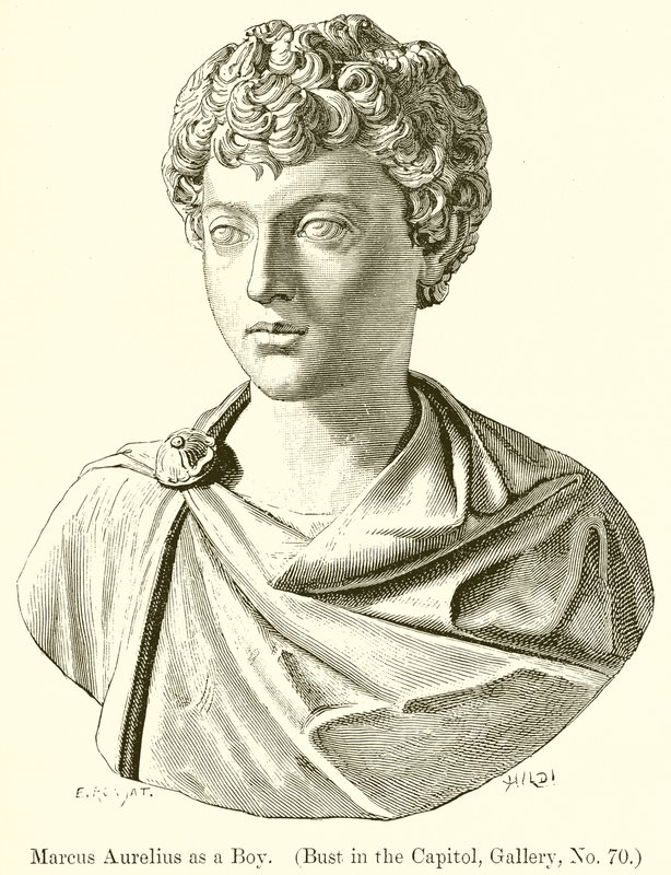 Marcus Aurelius fiúként. (Busz a Capitoliumban, Galéria, 70. sz.) alkotó: English School