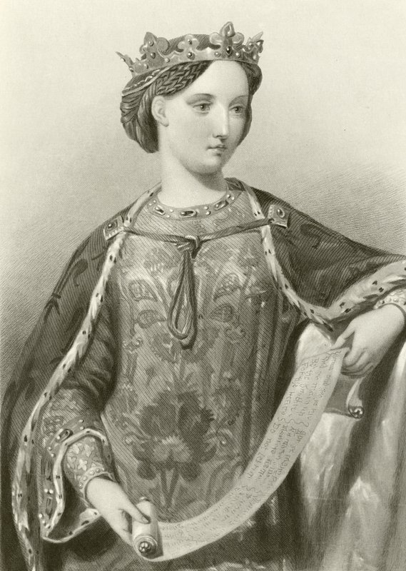 Franciaország Marguerite, I. Edward királynő alkotó: English School