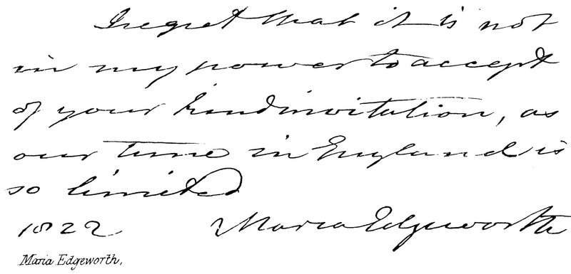 Maria Edgeworth alkotó: English School