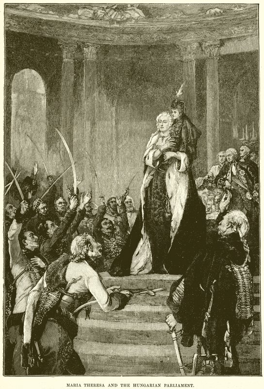 Mária Terézia és a Magyar Országgyűlés alkotó: English School