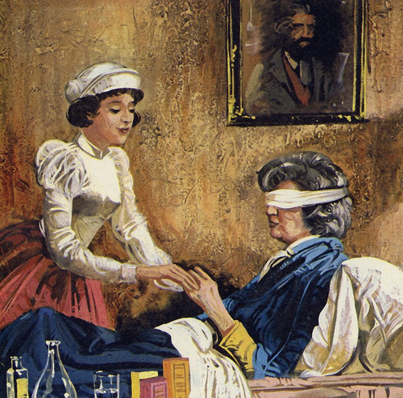 Marie Curie-nek nagyon gyenge szemei voltak alkotó: English School