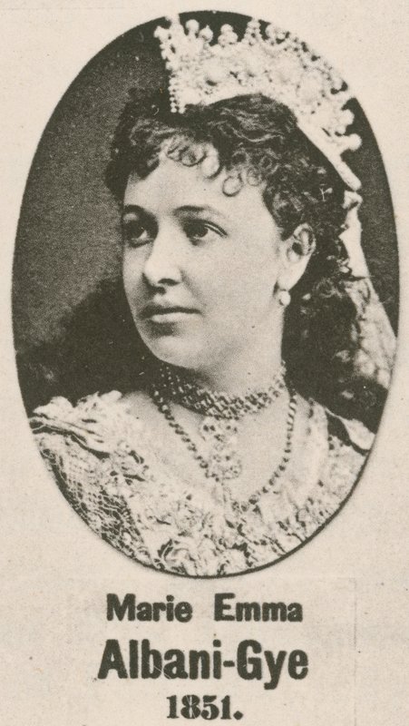 Marie Emma Albani-Gye (mélynyomás) alkotó: English School