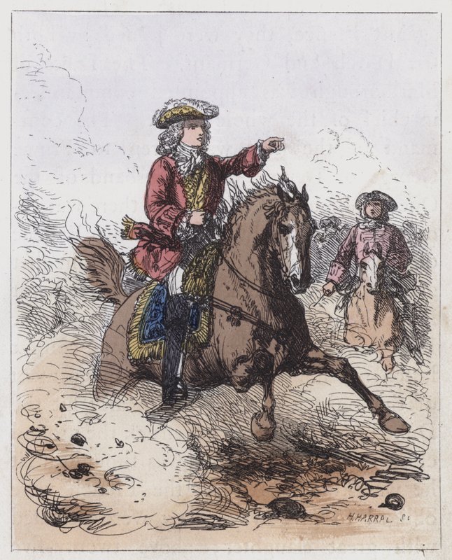 Marlborough Blenheimben (színes metszet) alkotó: English School