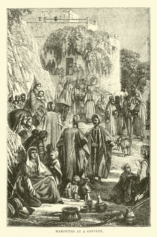 Maroniták egy kolostorban alkotó: English School