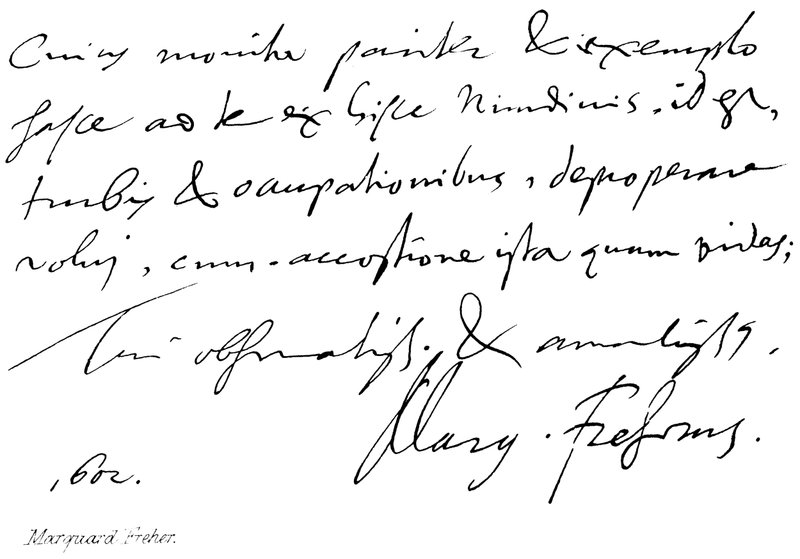 Marquard Freher alkotó: English School