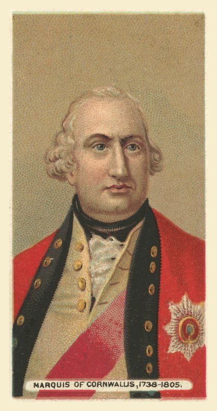 Cornwalllis márki alkotó: English School