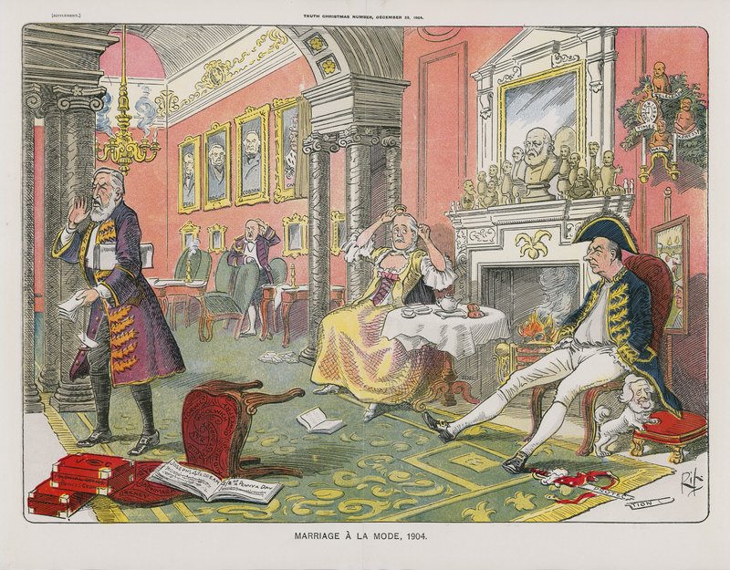 Házasság a la Mode-ban, 1904 alkotó: English School