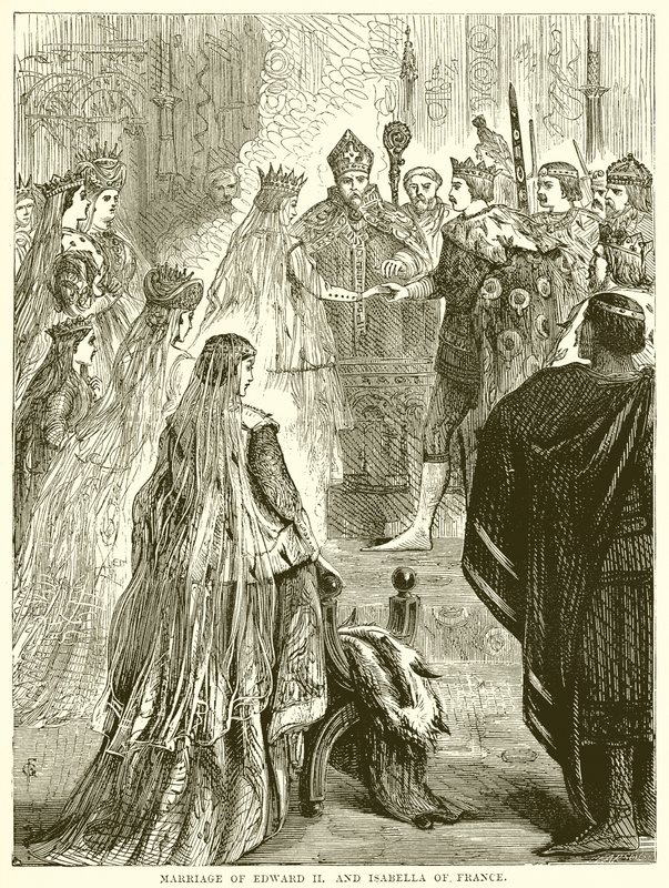 II. Edward és a francia Izabella házassága alkotó: English School