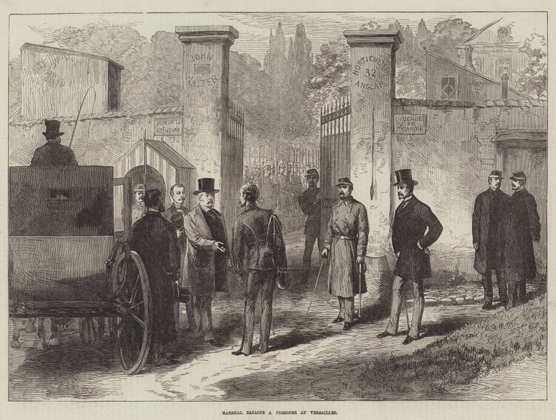 Bazaine marsall a versailles-i fogoly (metszet) alkotó: English School