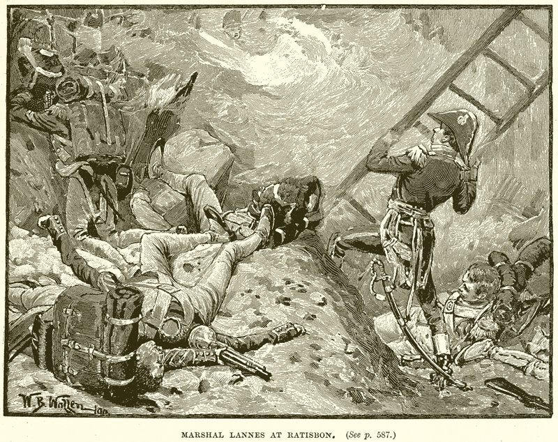 Lannes marsall Ratisbonban alkotó: English School