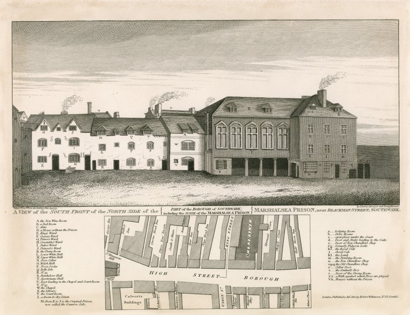 Marshalsea börtön, London alkotó: English School