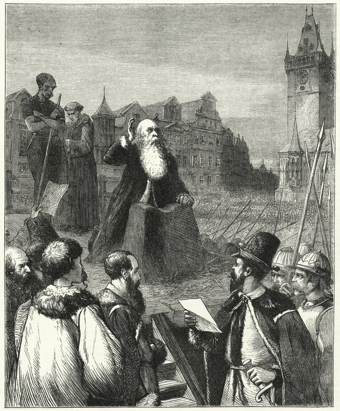 Wenzel báró építőipari vértanúhalála, Prága, 1621 alkotó: English School
