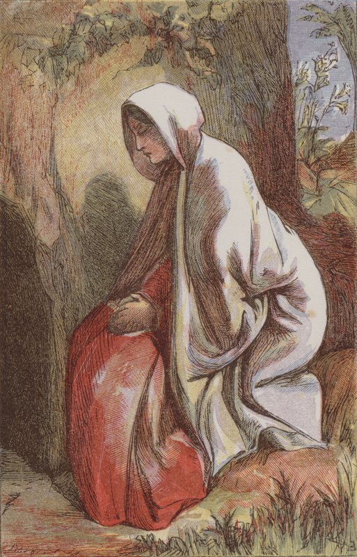 Mária Magdolna a kertben (színes metszet) alkotó: English School