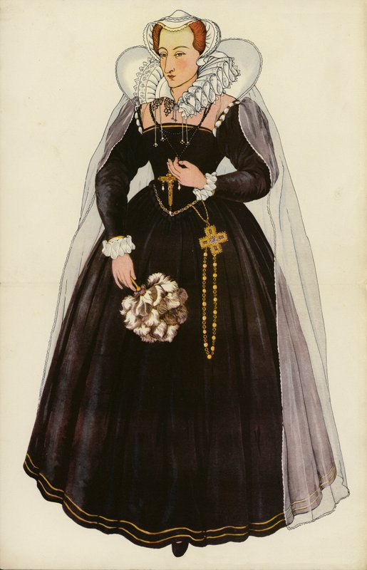 Mária skót királynő (színes litó) alkotó: English School