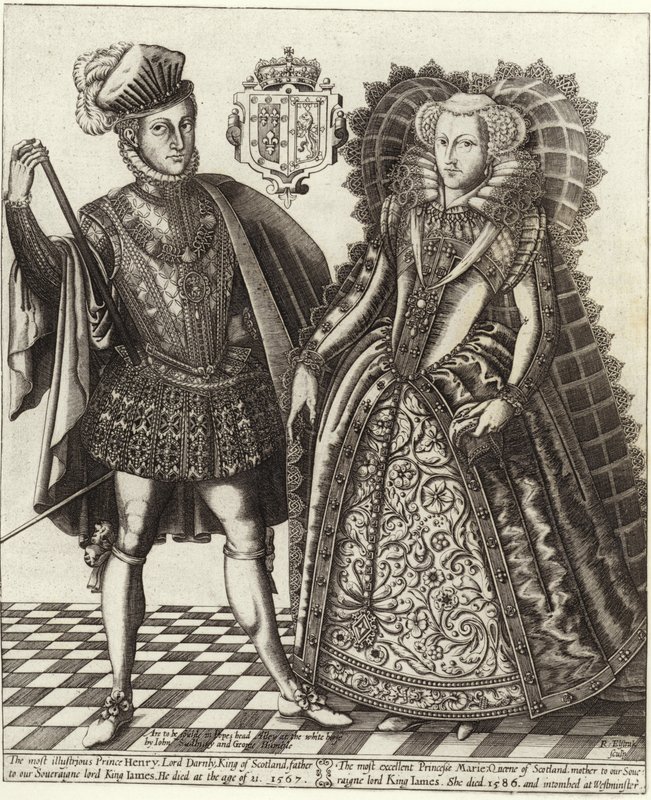 Mary, a skótok királynője és Henry Stuart, Lord Darnley alkotó: English School