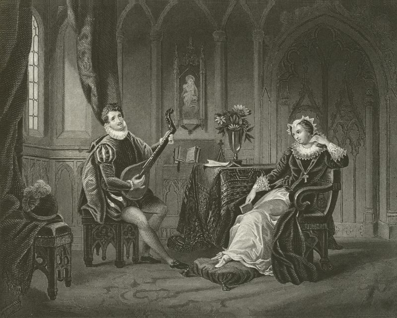 Mária skót királynő és titkára, Chatelar alkotó: English School
