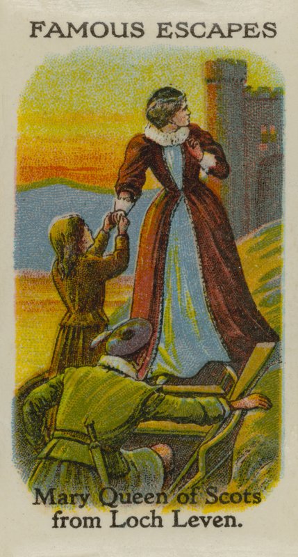 Mária skót királynő a Loch Levenből alkotó: English School