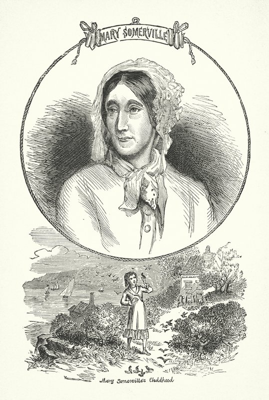 Mary Somerville, skót tudós és író (metszet) alkotó: English School
