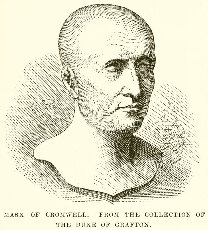 Cromwell maszkja alkotó: English School