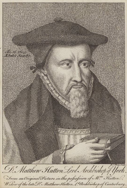 Matthew Hutton, York érseke (rézkarc) alkotó: English School