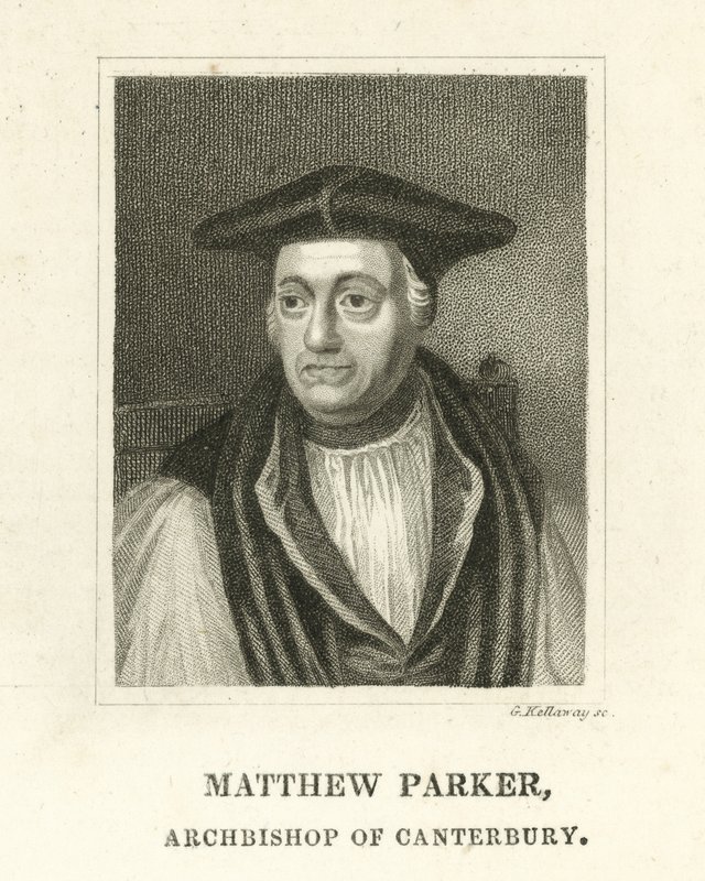 Matthew Parker, Canterbury érseke (metszet) alkotó: English School