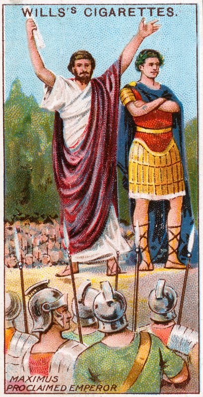 Maximus császárrá nyilvánította alkotó: English School