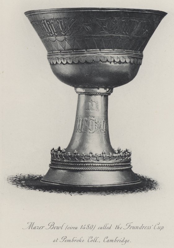 Mazer Bowl (körülbelül 1480), az úgynevezett Foundress