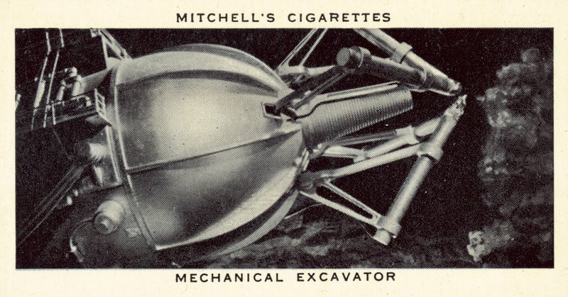 Mechanikus kotrógép (litho) alkotó: English School