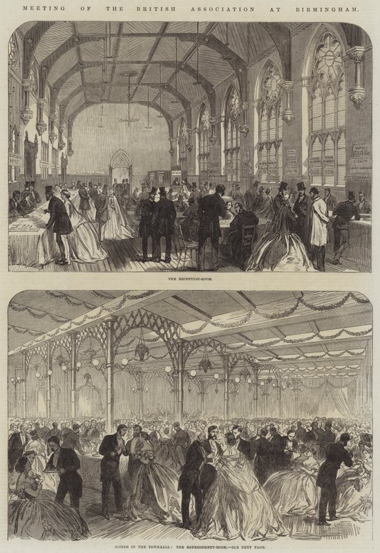 A Brit Szövetség találkozója Birminghamben (metszet) alkotó: English School