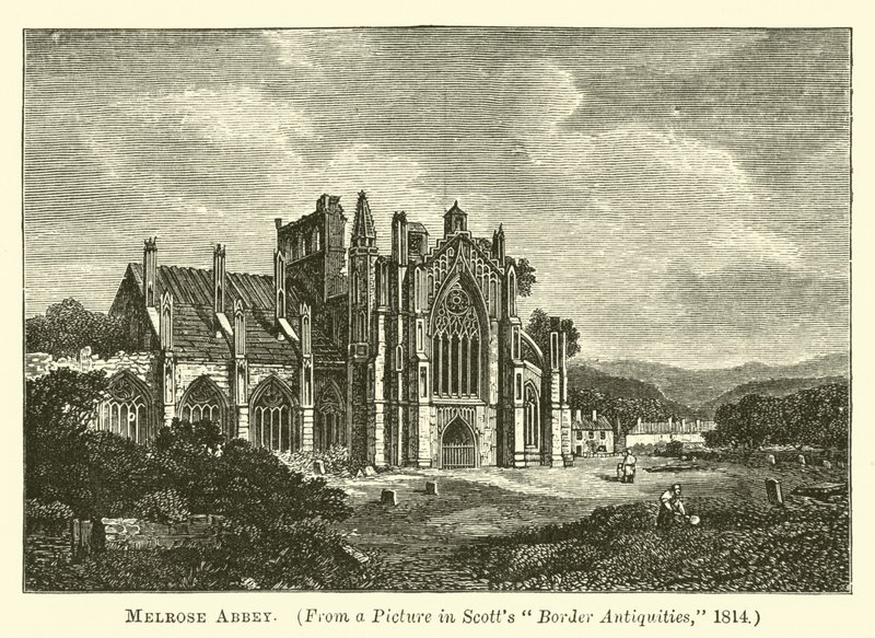Melrose apátság alkotó: English School