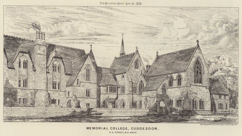 Memorial College, Cuddesdon (metszet) alkotó: English School