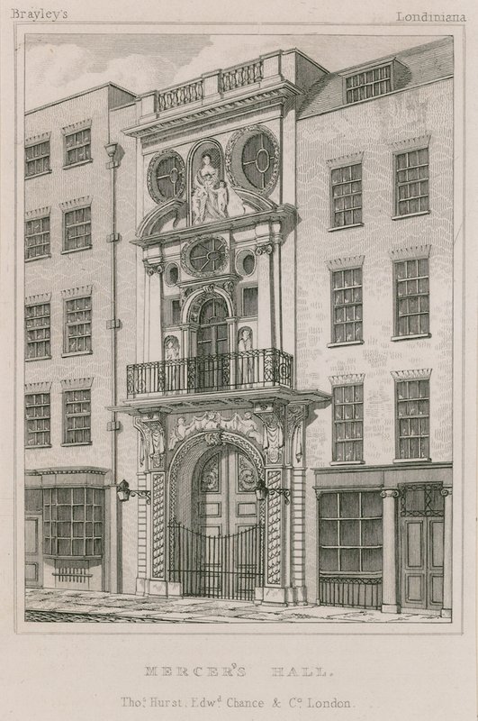 Mercers Hall, Cheapside, London alkotó: English School