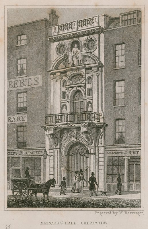 Mercers Hall, Cheapside, London alkotó: English School