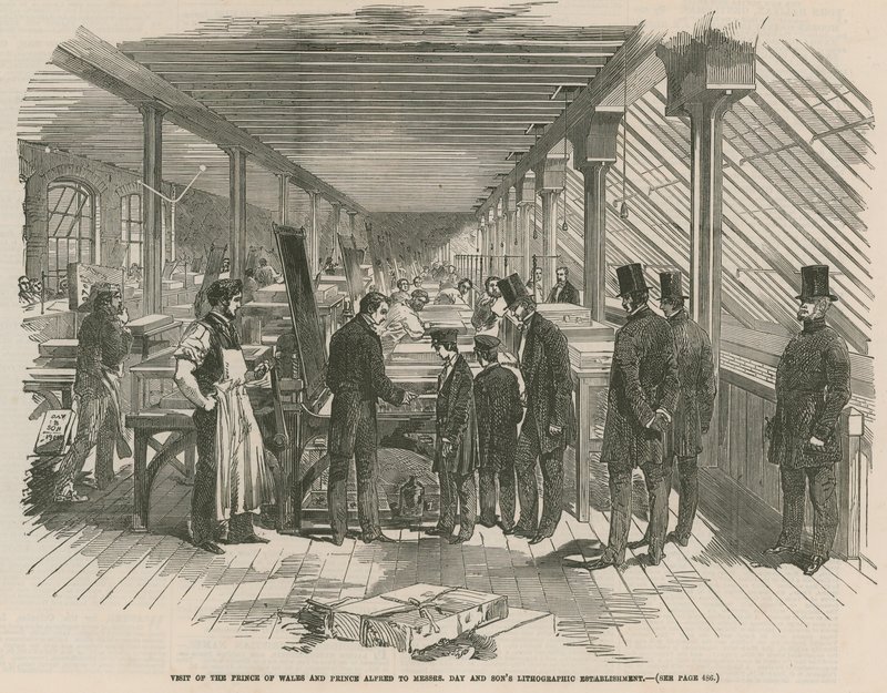 Messrs Day and Sons litográfiai létesítmény alkotó: English School