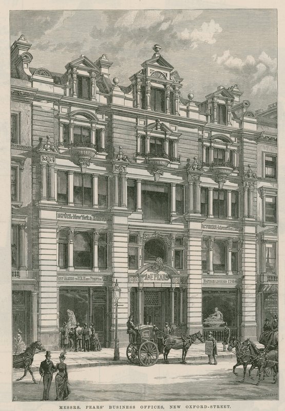 Mrs. Pears üzleti irodák, New Oxford Street, London alkotó: English School