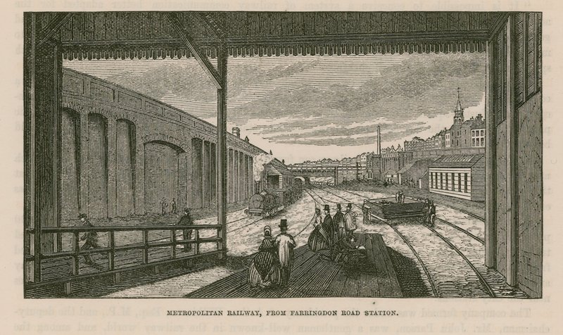 Metropolitan Railway a Farringdon Road állomástól alkotó: English School