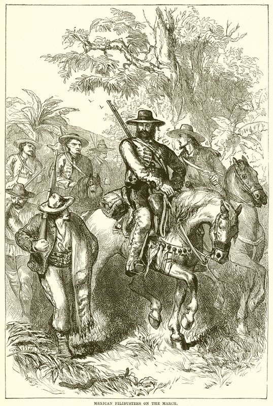 Mexikói filibusterek márciusban alkotó: English School