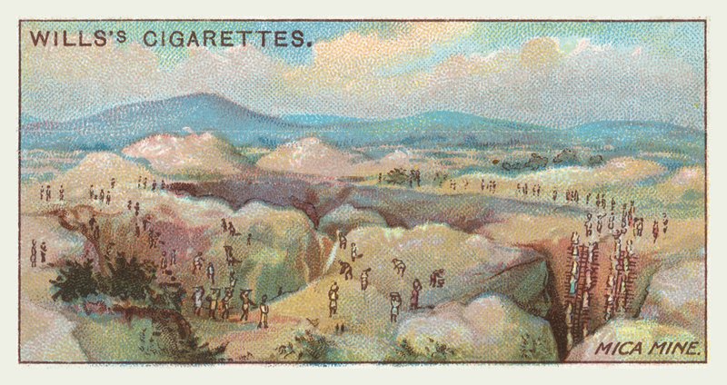 Csillámbánya (chromolitho) alkotó: English School