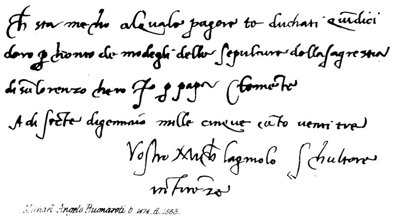 Michael Angelo Buonaroti, szül. 1474, sz. 1563 alkotó: English School