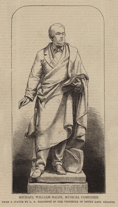 Michael William Balfe, zeneszerző (metszet) alkotó: English School