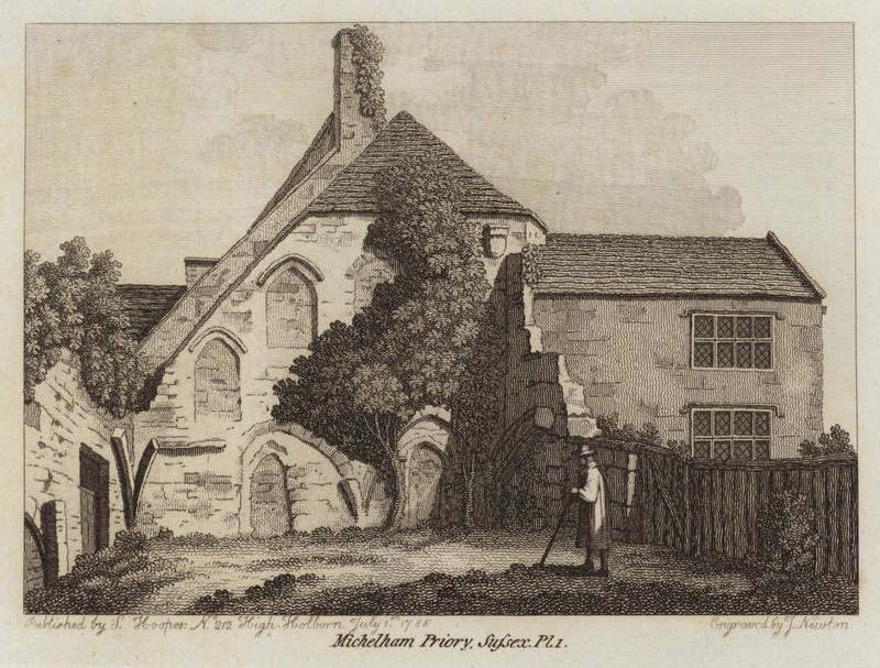 Michelham Priory, Sussex, 1785 alkotó: English School