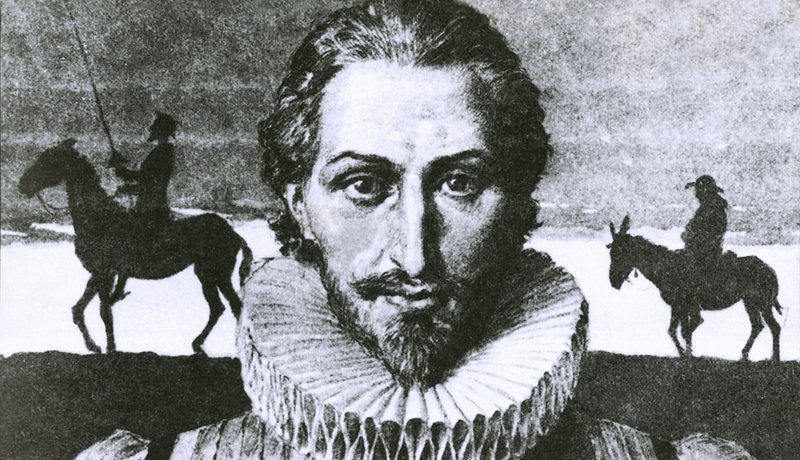 Miguel Cervantes helyőrző képe alkotó: English School