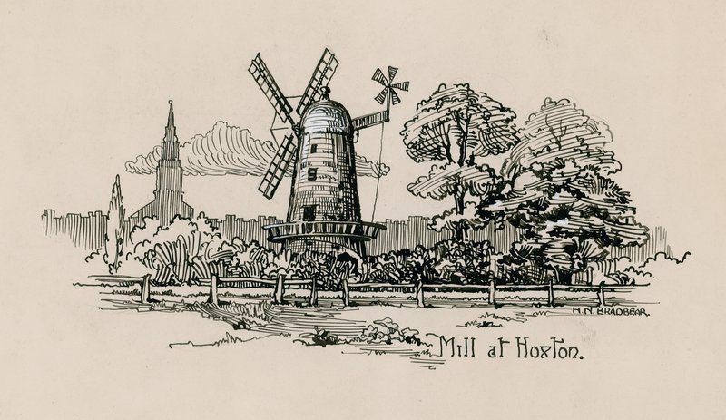Malom Hoxtonban alkotó: English School