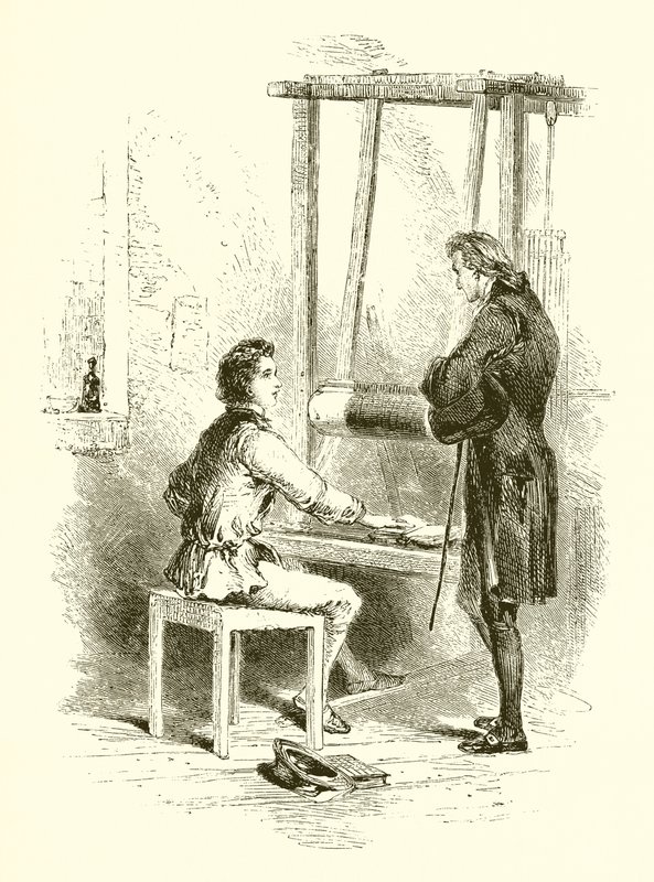 Milner kimentette a szövőszékből alkotó: English School