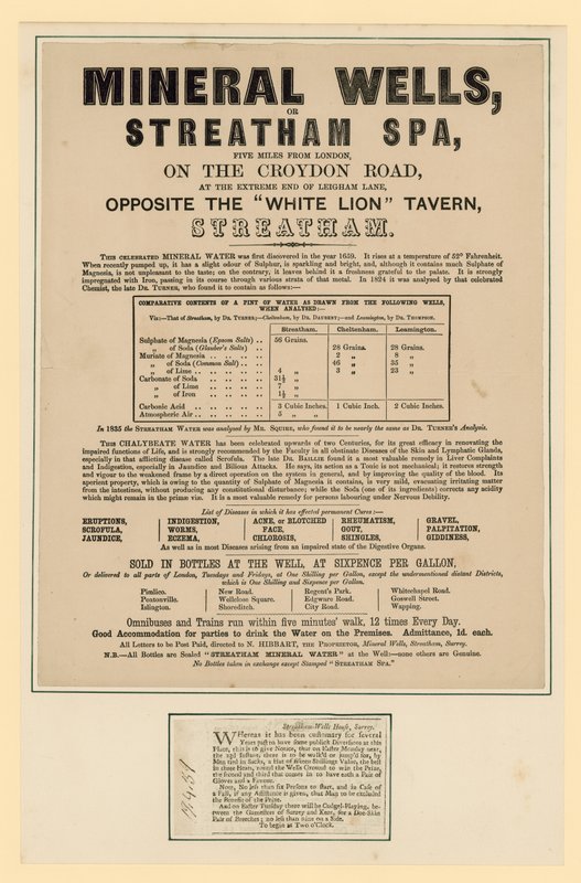 Mineral Wells vagy Streatham Spa alkotó: English School