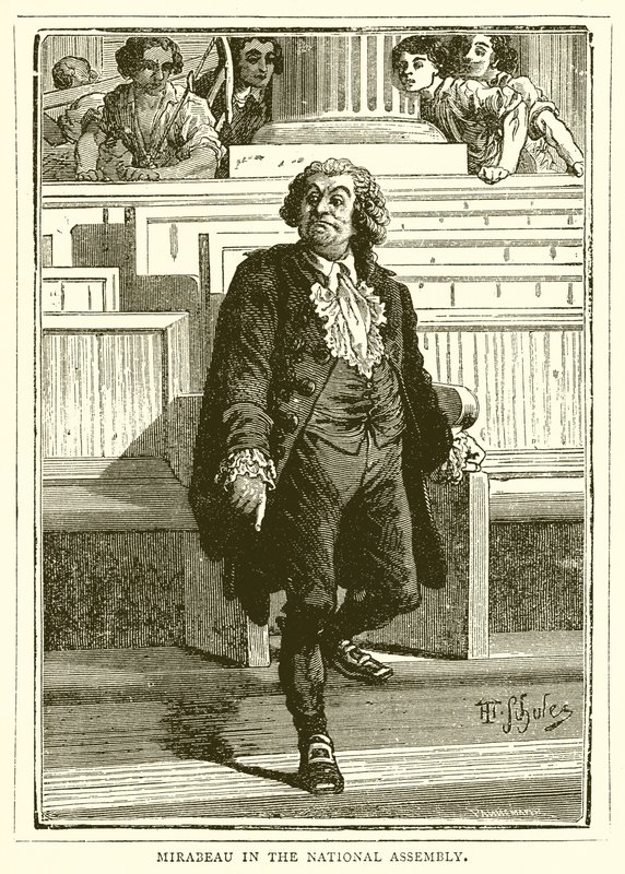 Mirabeau az Országgyűlésben alkotó: English School