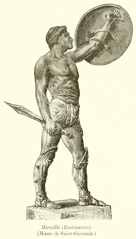 Mirmillo (Restauráció). (Saint-Germain Múzeum) alkotó: English School