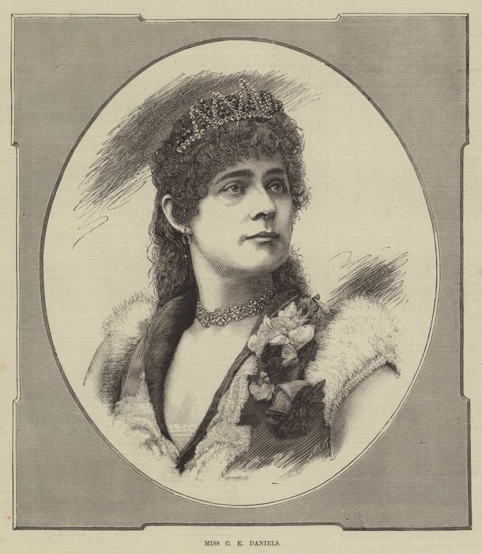 Miss C E Daniels (metszet) alkotó: English School