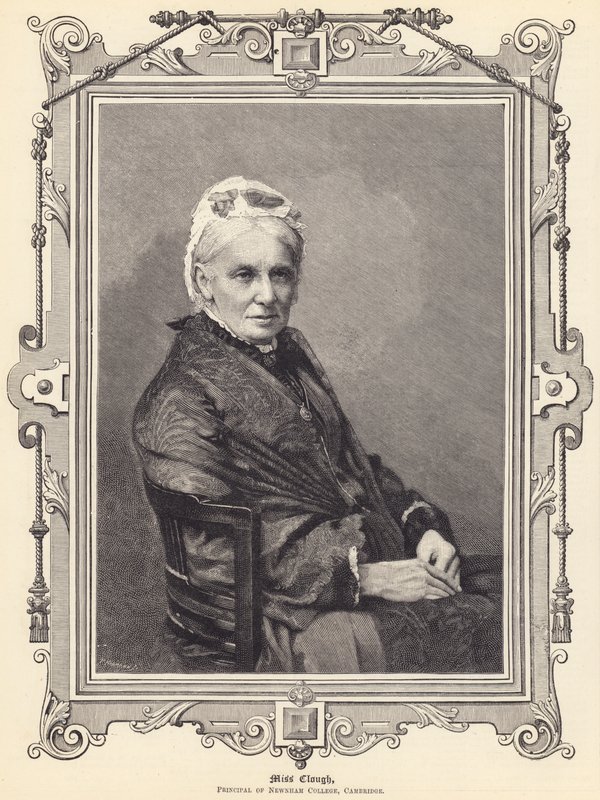 Miss Clough, a Cambridge-i Newnham College igazgatója (metszet) alkotó: English School